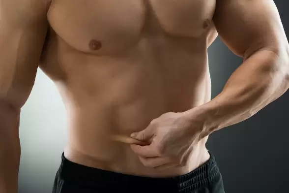 التخلص من دهون البطن أثناء التضخيم